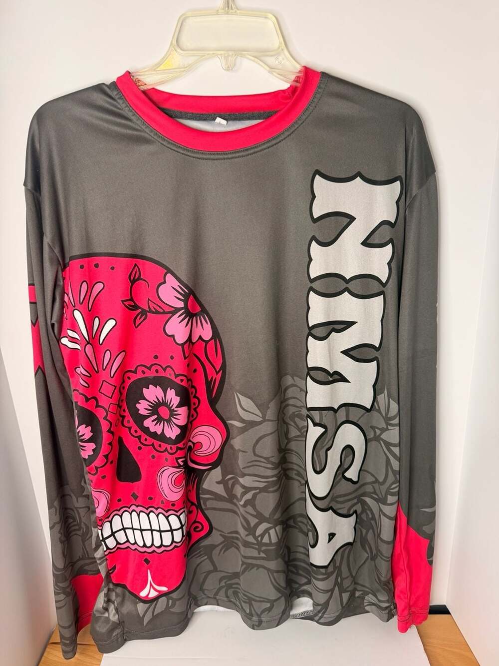 Royalty Transportation LLC Custom Sugar Skull Long Sleeve Jersey